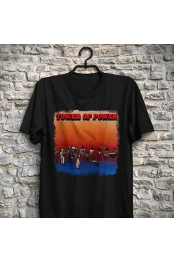 Reprint Rare Tower of Power Hit Funk Albums Classic T-Shirt Lenny Williams Emilio Castillo