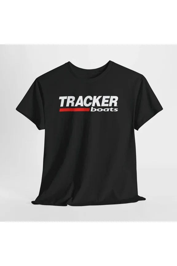 Reprint Rare Tracker Boats Unisex Graphic Black Tshirt Cotton Tee Sizes S-3XL Fishing Fans