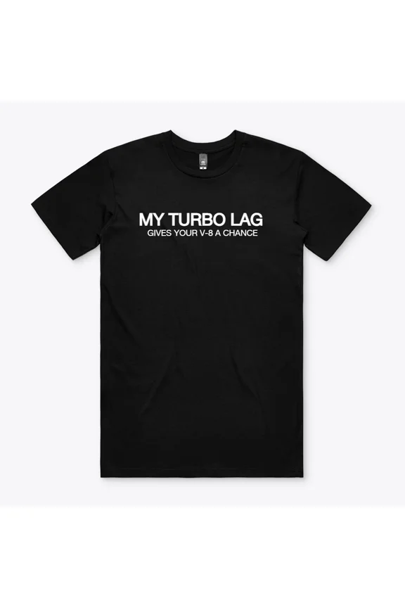 Reprint Rare Turbo Lag Drag Racing Funny Racing S to 2XL Gift Car Track Parts Shirt Tee