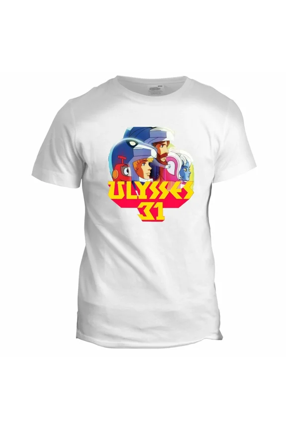Reprint Rare Ulysses 31 Retro Cartoon T-Shirt 80s 90s Mens Cult Classic TV Tee free post