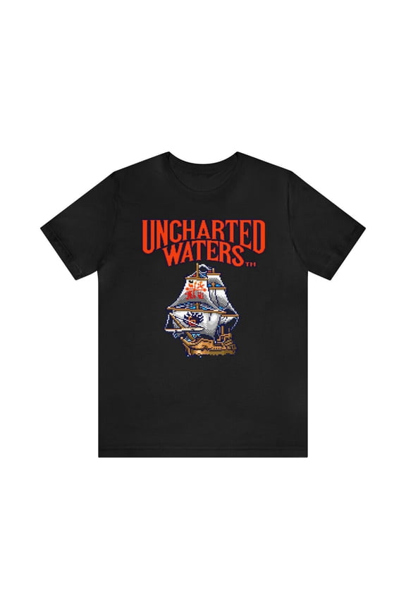 Reprint Rare Uncharted Waters SNES Retro Style Pixel Art Unisex Short Sleeve T-Shirt