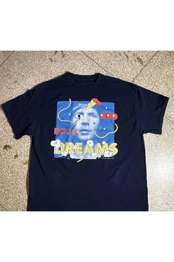 Reprint Rare Unisex Rock Beck Band Dreams Music T-Shirt Cotton MK736