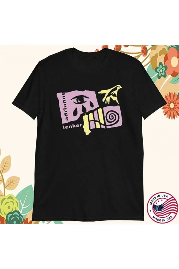 Reprint Rare VINTAGE Adrianne Lenker Singer Album Heavy Cotton Black All Size T Shirt MC284