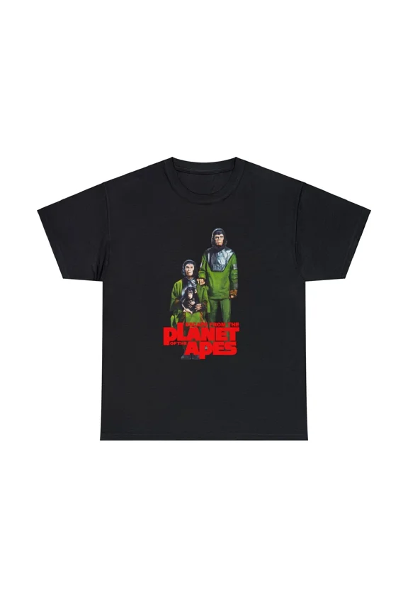 Reprint Rare VINTAGE Escape from the Planet of the Apes Heavy Cotton Tee, Roddy McDowall, Kim Hunter