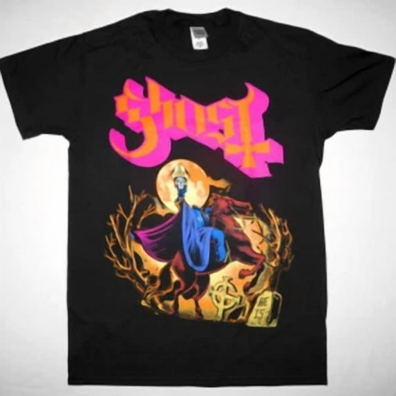 Reprint Rare VINTAGE Ghost Headless Papa T-Shirt Black Fullsize