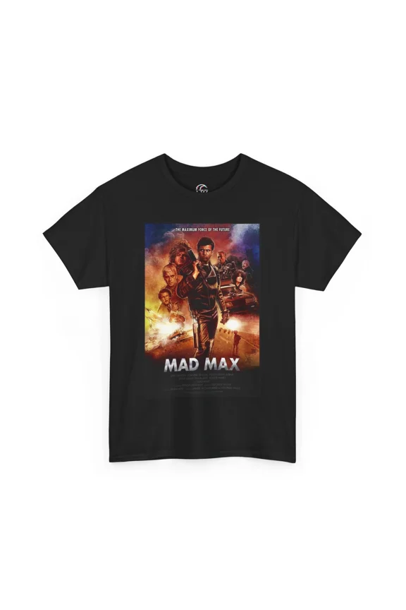 Reprint Rare VINTAGE Mad Max Retro Movie Poster T-Shirt For Men & Women