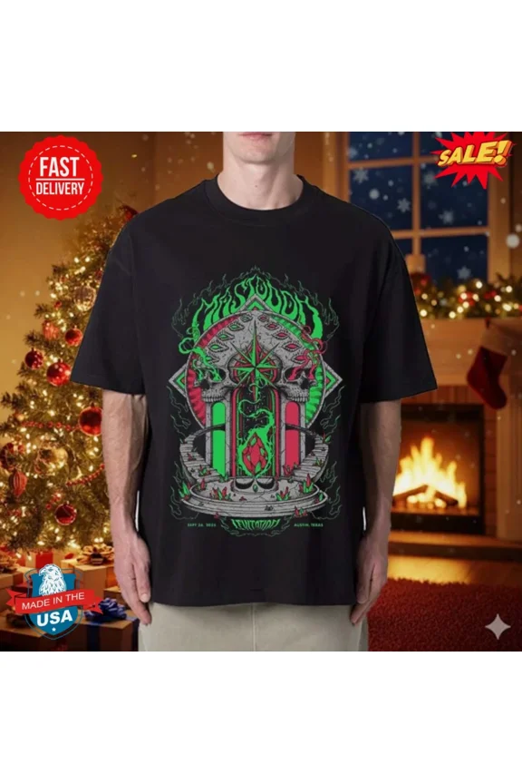 Reprint Rare VINTAGE Mastodon Band At Levitation Festival 2025 On Sept 26 2026 In Austin Texas T Shir