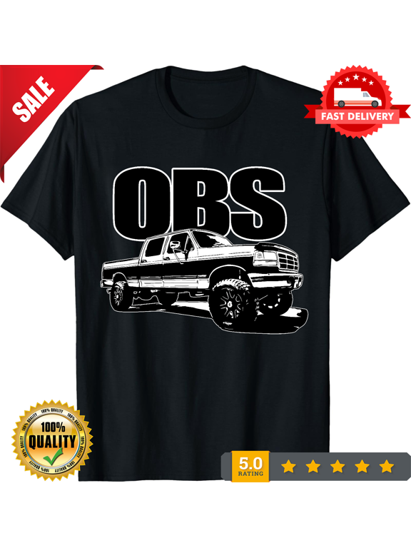 Reprint Rare VINTAGE OBS 1993-1997 Ford Crew Cab Truck Tshirt, LIMITED EDITION-TH72316