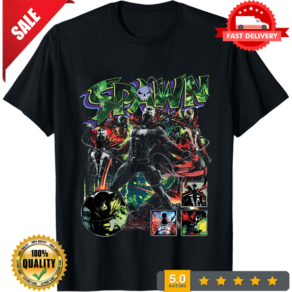 Reprint Rare VINTAGE Spawn 90s Movie Classic Retro Vintage Shirt, NEW ...