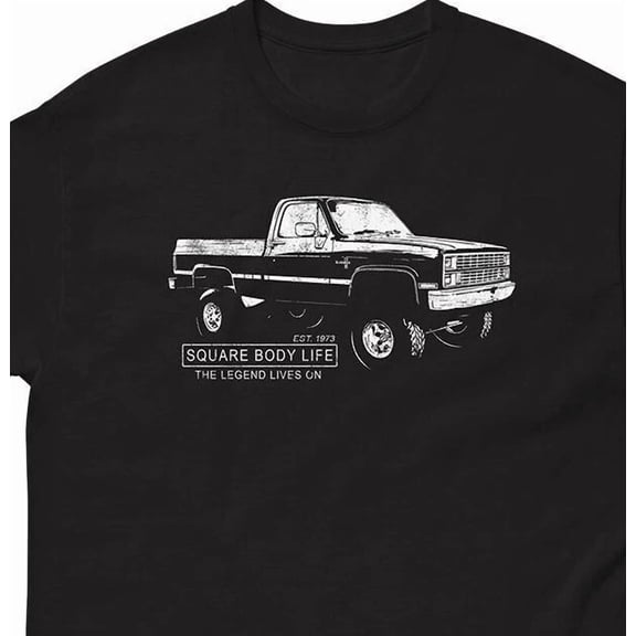 Reprint Rare VINTAGE Square Body T-Shirt, Mens K10 Square Body Life Tshirt, Car Enthusiast Tee