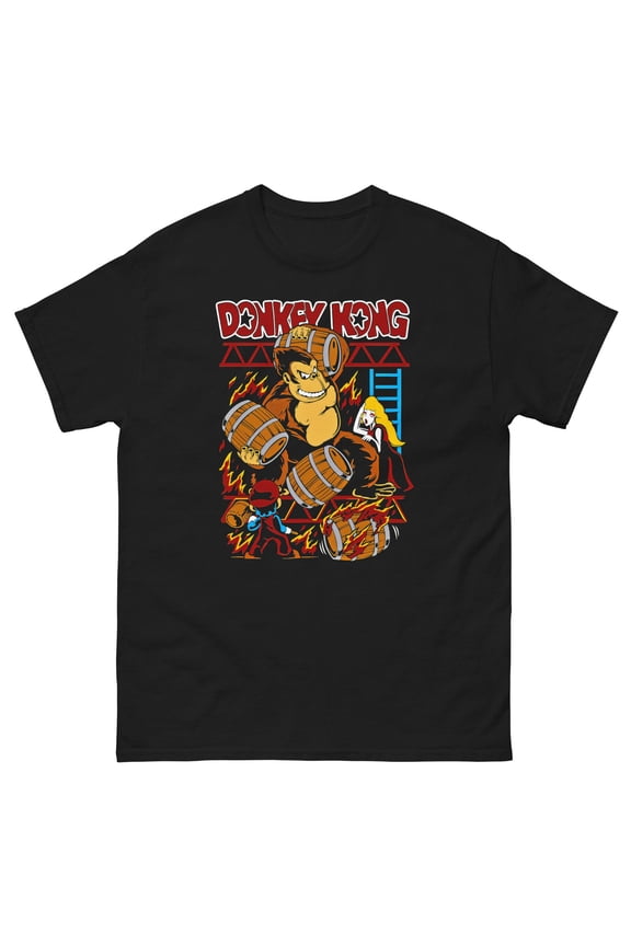 Reprint Rare VINTAGE VIDEO GAMES OLD SCHOOL VIDEO GAMES LOT Unisex classic tee