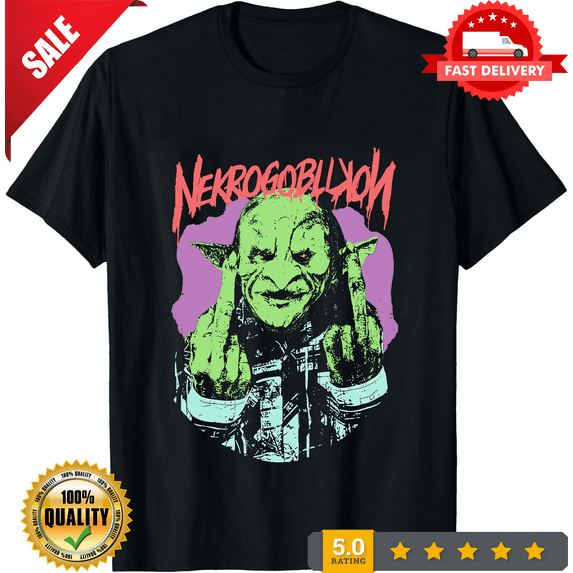 Reprint Rare VINTAGE Vintage Nekrogoblikon 2019 Tour Band T-shirt All Size S to 5XL HRL14, NEW TRENDING ITEM-TH70804