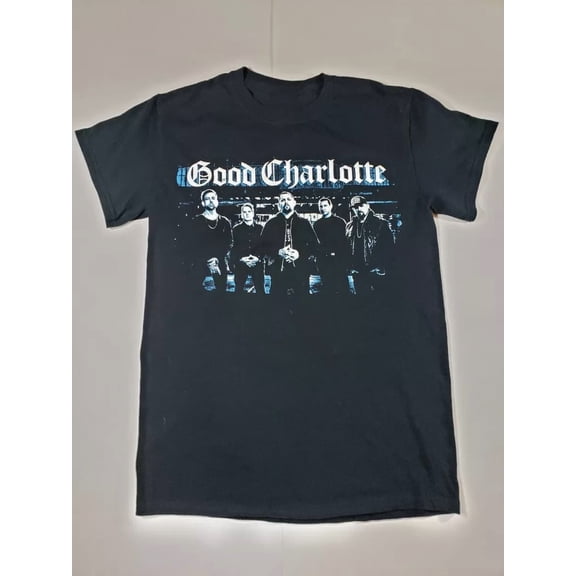 Reprint Rare VINTAGE Vtg Good Charlotte Band Tour Concert Cotton Black Full Size Unisex Shirt