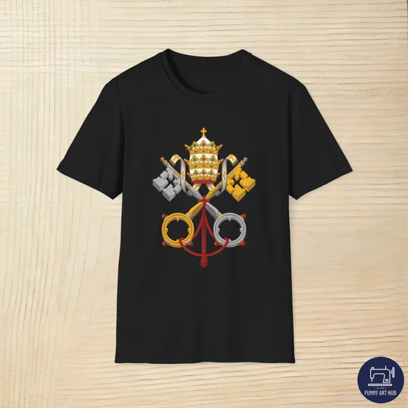 Reprint Rare Vatical City Logo Unisex T-Shirt