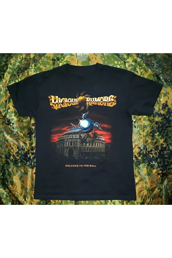 Reprint Rare Vicious Rumors Welcome To The Ball Tour S to 5XL Gift For Fan T-shirt