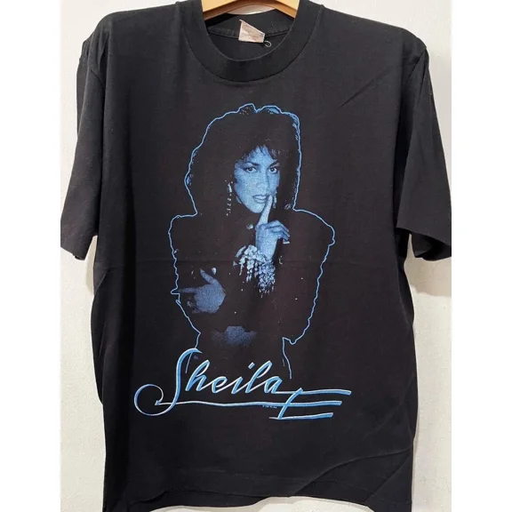 Reprint Rare Vintage 80s Sheila E. Shirt 1986 World Tour Tee NZ008