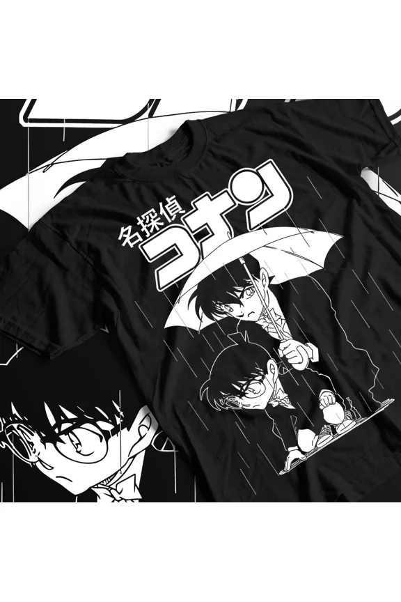 Reprint Rare Vintage Detective Conan Anime Tee, 90s Manga Shirt, Unisex Comic Book T-Shirt,