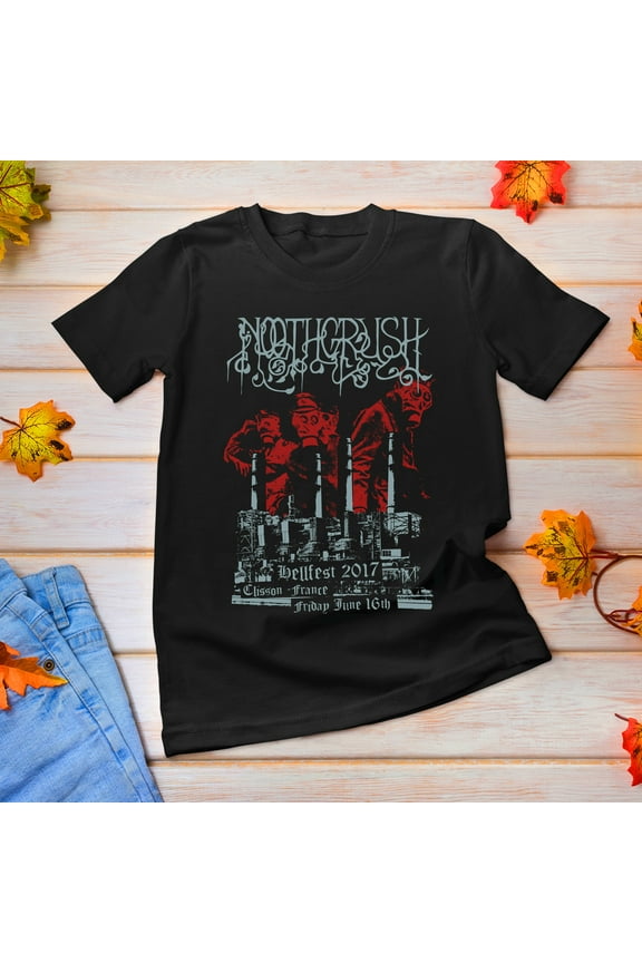 Reprint Rare Vintage Noothgrush Hellfest 2017 Cotton Black All Size Unisex Tee Shirt MM753