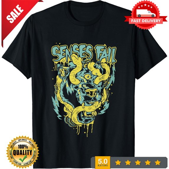 Reprint Rare Vintage Senses Fail Tour Shirt Gift Full size S to 5XL BL433, LIMITED EDITION-TH72403