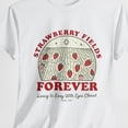 thumbnail image 1 of Reprint Rare Vintage Strawberry Fields Forever Tee Shirt, Unisex Heavy Cotton T-Shirt, Retro, 1 of 2