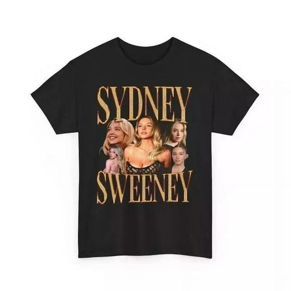 Reprint Rare Vintage Sydney Sweeney Unisex T-shirt, All Size S-3XL T-Shirt