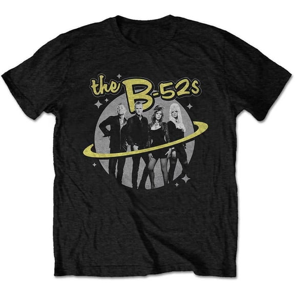 Reprint Rare Vintage The B-52s Funplex Tour 2008 Cotton Black All Size Unisex Shirt MM733