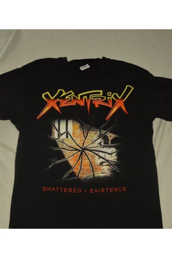 Reprint Rare Vintage Xentrix Band Shattered Existence Shirt Unisex Concert S to 5XL TU371