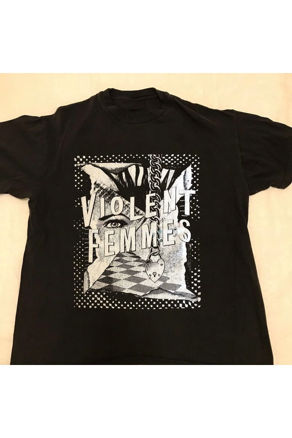 Reprint Rare Violent Femmes shirt T-shirt Men Women Short Sleeve Full Size