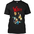 thumbnail image 1 of Reprint Rare Vixen American Graphic Retro Classic Logo T-Shirt Size S-5XL, 1 of 2