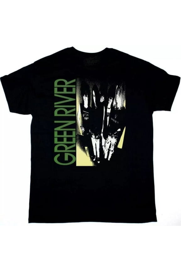 Reprint Rare Vtg GREEN RIVER Band Heavy Cotton Black S-5XL Unisex Shirt