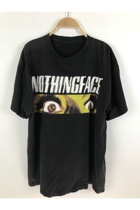 Reprint Rare Vtg Nothingface Band For Men Heavy Cotton Black T Shirt All Size MM890
