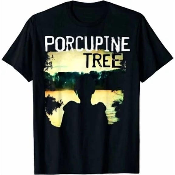 Reprint Rare Vtg Porcupine Tree Band Heavy Cotton Black Unisex All Size Shirt