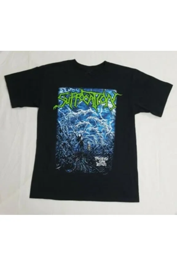 Reprint Rare Vtg Suffocation Pierced From Within Cotton All Size Unisex Black Shirt
