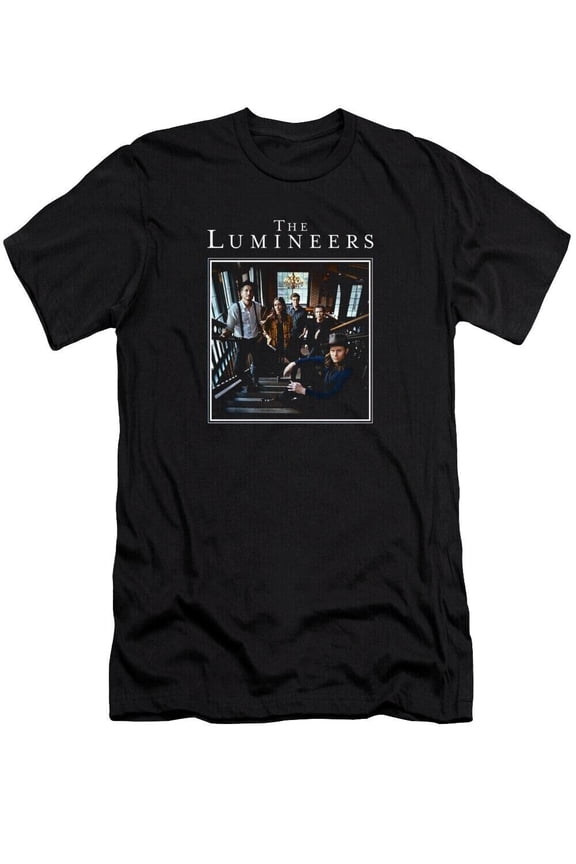 Reprint Rare Vtg The Lumineers Band Music Concert Tour Cotton Black S-5XL Unisex Shirt MM798