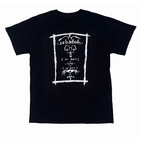 Reprint Rare Vtg The Sebadoh Band Gift For Fans Cotton Black Full Size Men Women Shirt AA1357