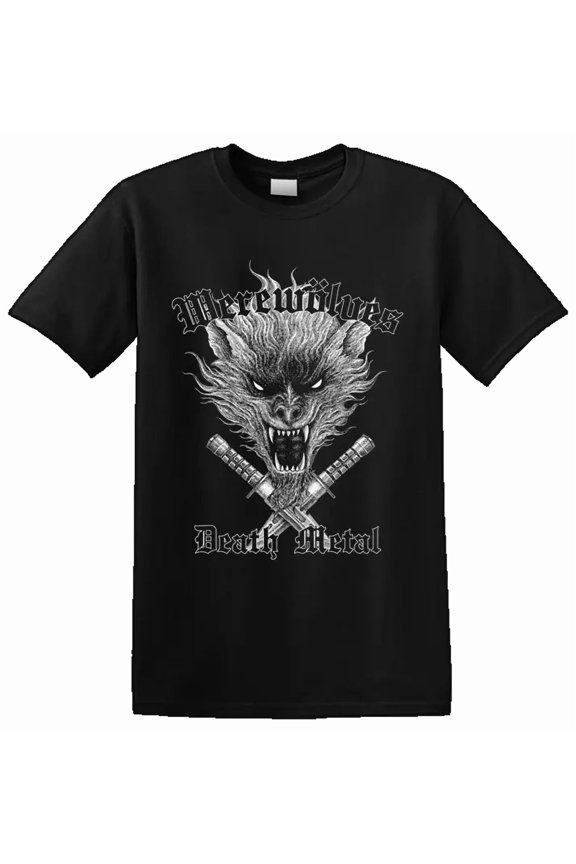 Reprint Rare WEREWOLVES - 'Werewolves' Black T-Shirt