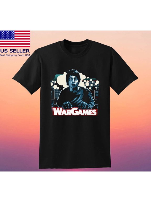 Reprint Rare Wargames War Games Movie Men's Black Size S-5XL
