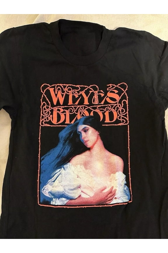 Reprint Rare Weyes Blood T-Shirt Short Sleeve Cotton Black Size S to 5XL
