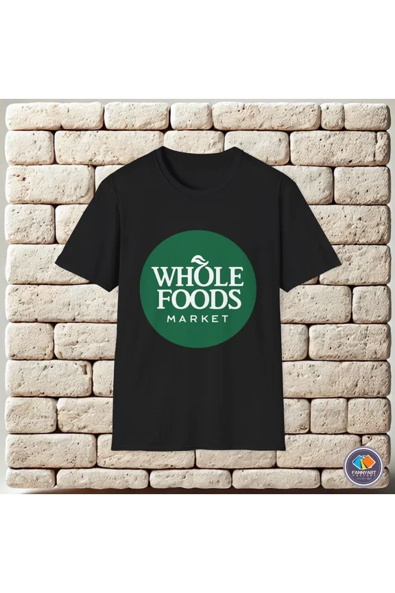 Reprint Rare Whole Foods Market Logo Unisex T-Shirt
