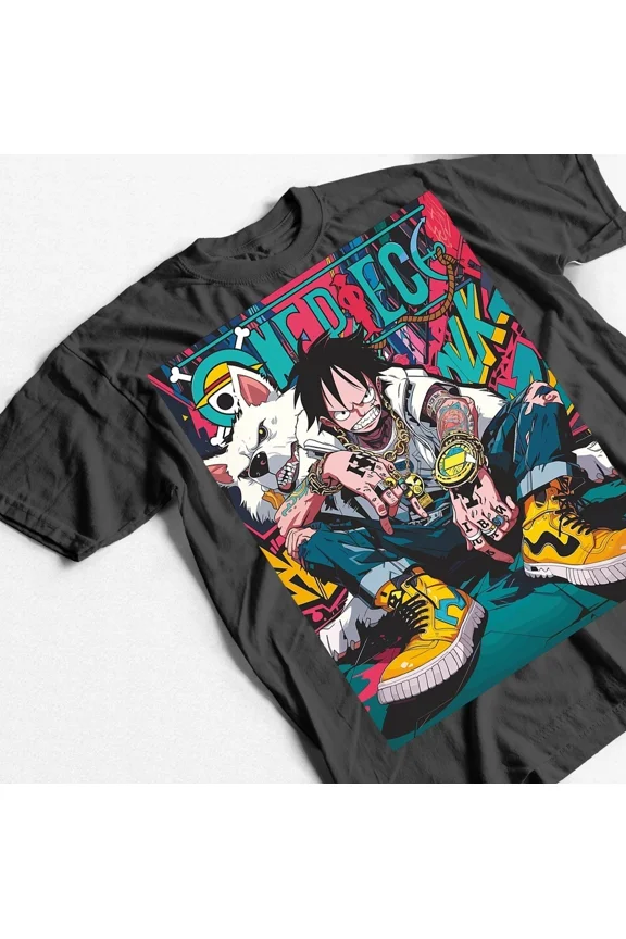 Reprint Rare Wolf Anime and Manga Tee, Unisex Shirt for Anime Fans, Japanese Cartoon Graphic