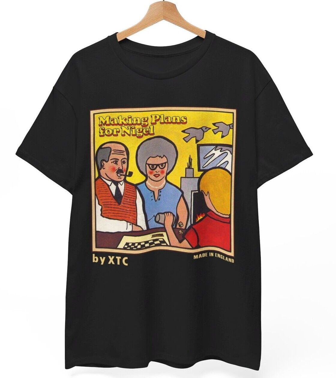 Reprint Rare XTC Making Plans For Nigel T-shirt, New Wave Rock Music ...