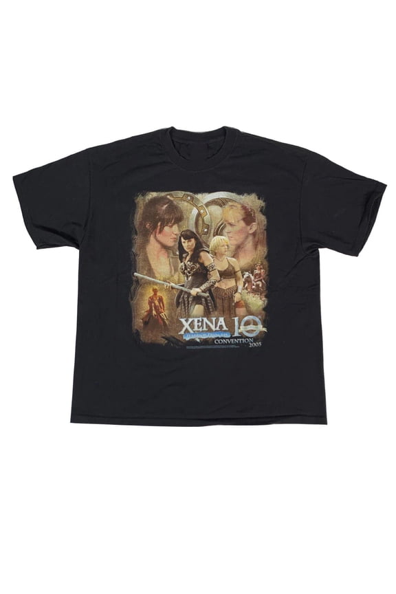 Reprint Rare Xena The Warrior Princess 10th Anniversary T-Shirt Cotton Tee All Sizes YI179