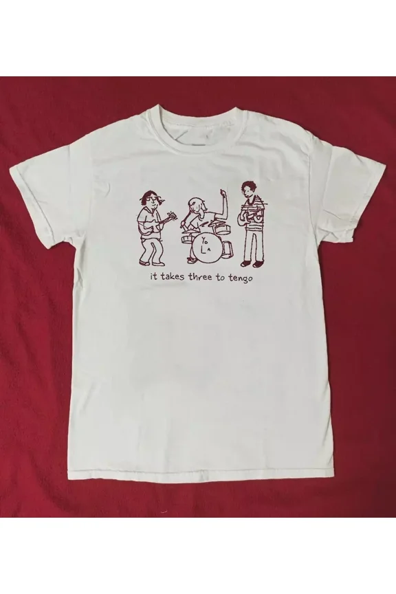 Reprint Rare YO LA TENGO Band It Takes Three To Tengo T Shirt Full Size S-5XL HH487