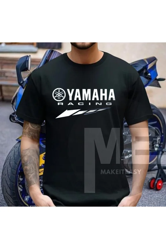 Reprint Rare Yamaha Racing Unisex T-shirt Tee fan gift