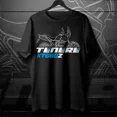 thumbnail image 1 of Reprint Rare Yamaha XT660Z Tenere Motorcycle T-Shirt, Shirt for ADV Riders, 1 of 2