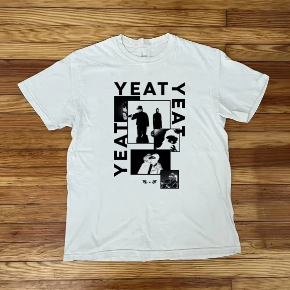 Reprint Rare Yeat White Cotton Shirt Full size S-5XL Gift For Fans NEW DM376