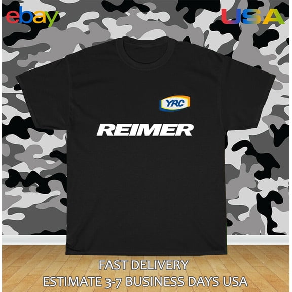 Reprint Rare Yellow Corporation YRC Freight Logo Men's T-Shirt American Size T-Shirt