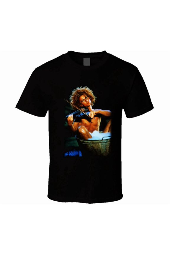 Reprint Rare Young Einstein Movie 80S Black T Shirt