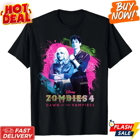 Reprint Rare Zombies 4 Inspired Tee Zed & Addison Tribute Retro Movie Graphic Fan T-Shirt