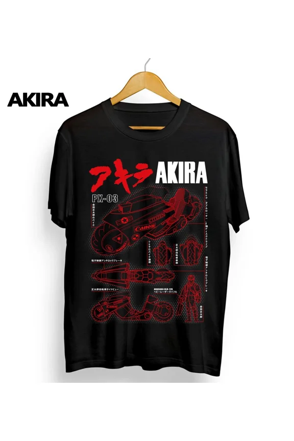 Reprint Rare akira New t-shirt, kaneda, anime gift,motorcycle,,anime, vector,cult,movie